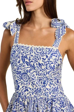 Trovata Birds of Paradis Alessia Dress in Hydra Border