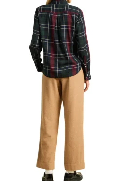 Trovata Birds of Paradis Breezy Blouse in Chalet Plaid