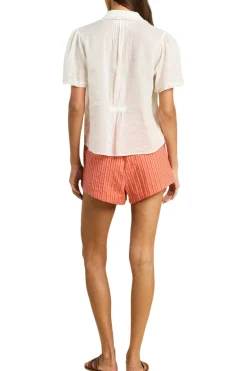 Trovata Birds of Paradis Millie Blouse in White