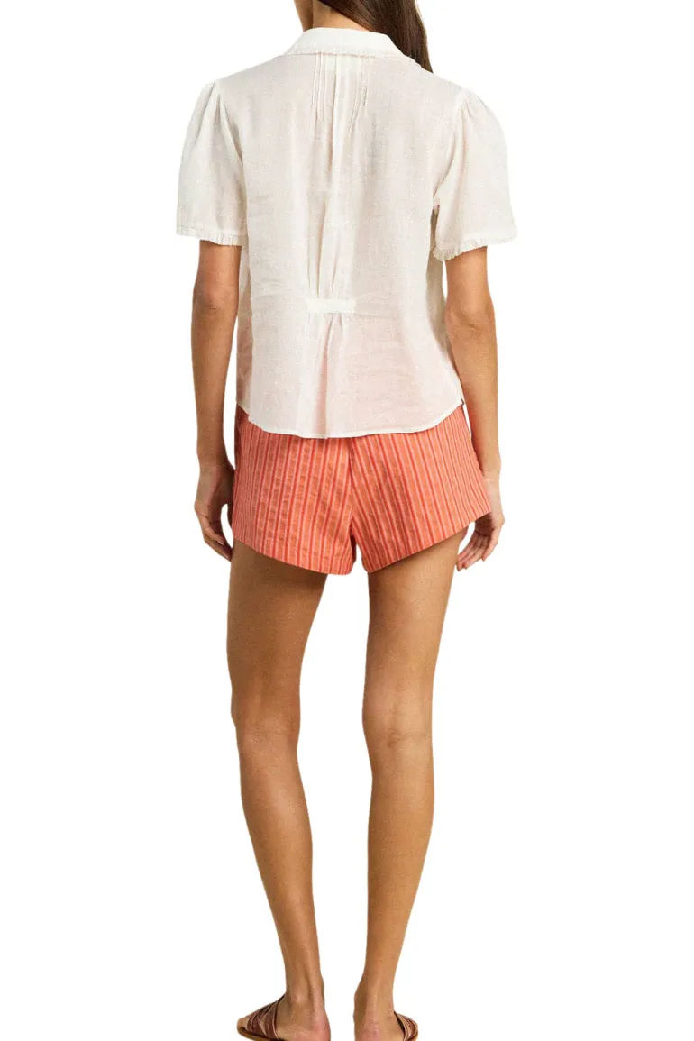 Trovata Birds of Paradis Millie Blouse in White