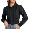Trovata Birds of Paradise Alise Blouse in Black