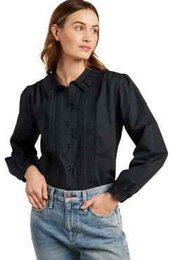 Trovata Birds of Paradise Alise Blouse in Black