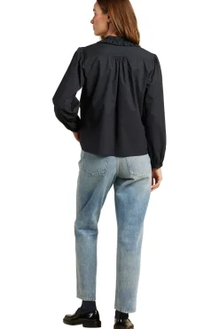 Trovata Birds of Paradise Alise Blouse in Black