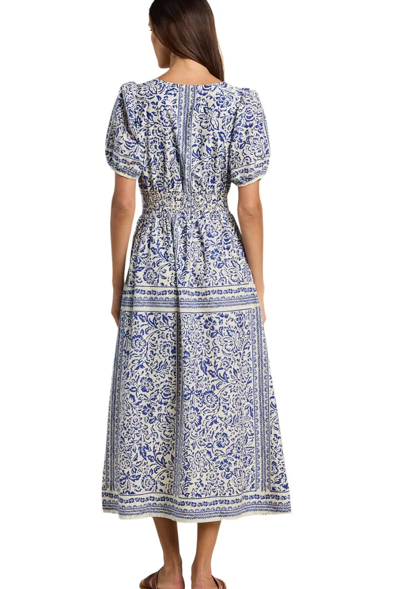 Trovata Brids of Paradis Sonia Dress in Hydra Border