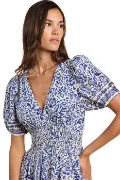 Trovata Brids of Paradis Sonia Dress in Hydra Border