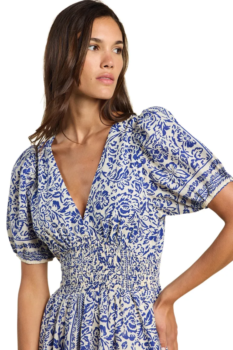 Trovata Brids of Paradis Sonia Dress in Hydra Border