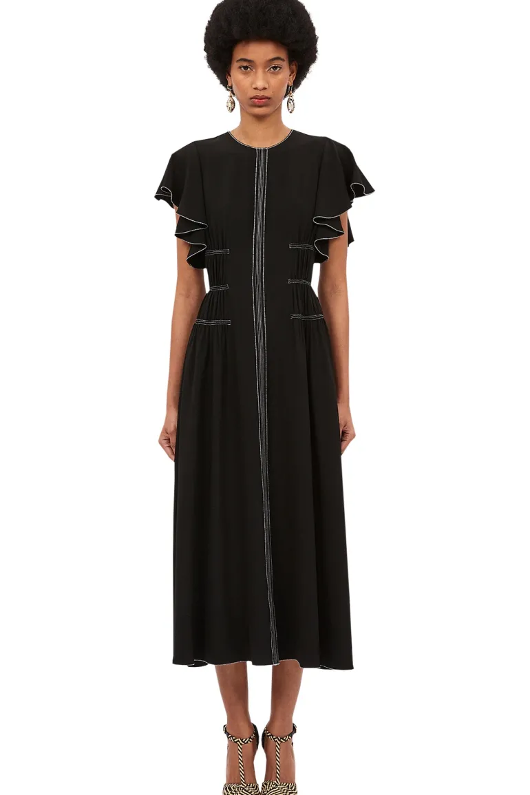 Ulla Johnson Anais Dress in Noir
