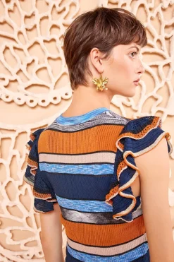 Ulla Johnson Cecile Top in Adriatic