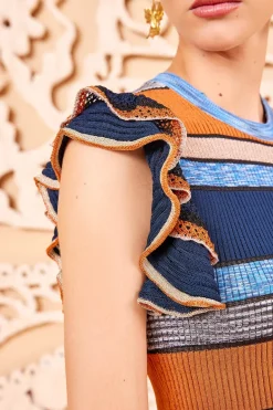 Ulla Johnson Cecile Top in Adriatic