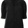 Ulla Johnson Dylan Top in Noir