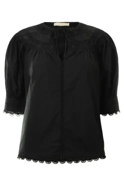 Ulla Johnson Dylan Top in Noir