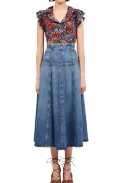 Ulla Johnson Ivette Top in Clematis