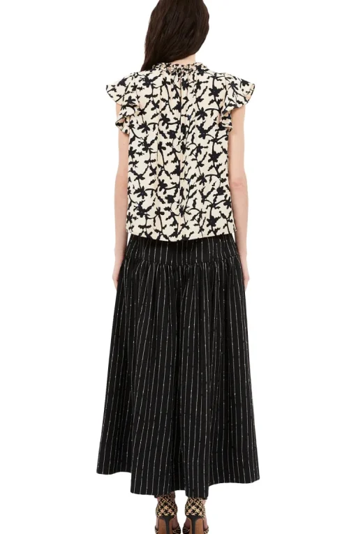 Ulla Johnson Julia Top in Moonstone