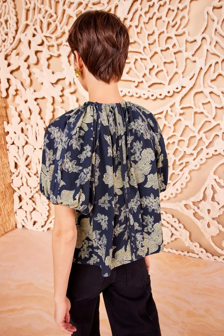 Ulla Johnson Marcelena Top in Minuit