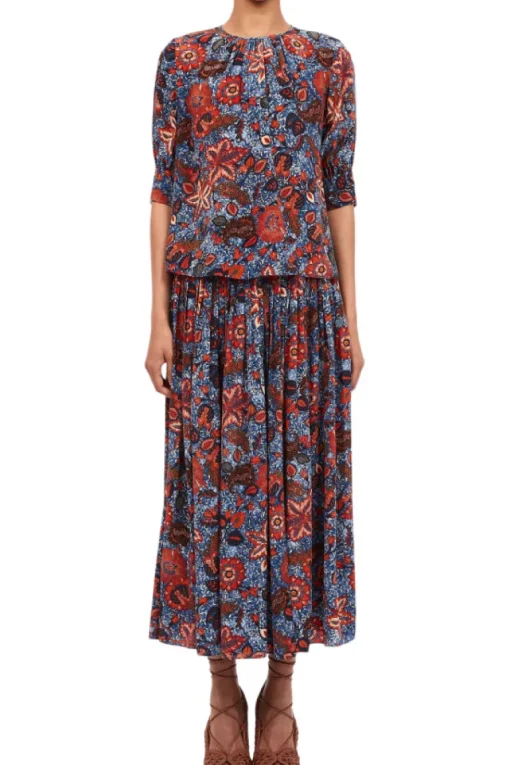 Ulla Johnson Mirelle Top in Clematis