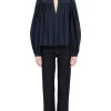Ulla Johnson Rowan Blouse in Midnight