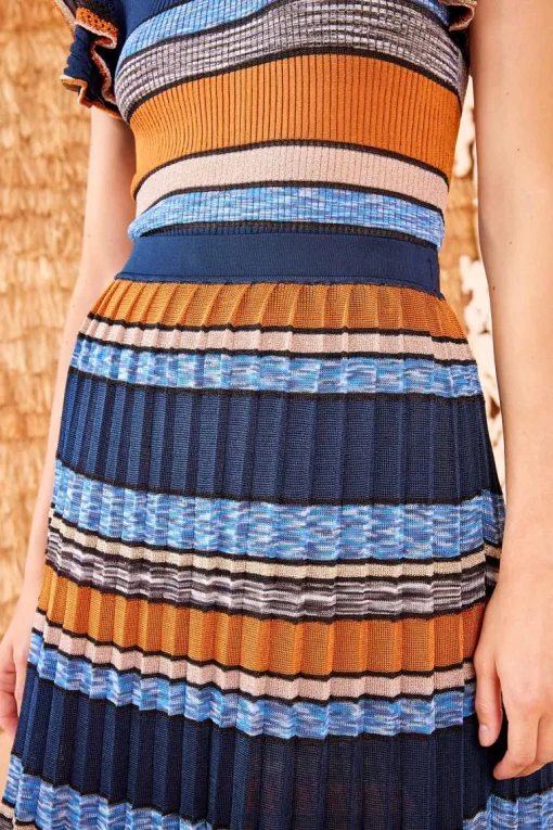 Ulla Johnson Seraphine Skirt in Adriatic