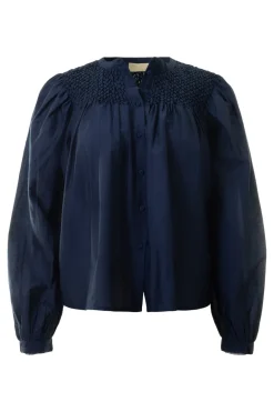 Ulla Johnson Soffia Blouse in Midnight