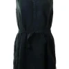Velvet Adriana Woven Linen Dress in Shadow