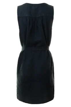 Velvet Adriana Woven Linen Dress in Shadow