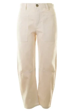 Velvet Brylie Utility Twill Pants in Bisque