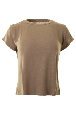 Velvet Casey Linen Short Sleeve Tee