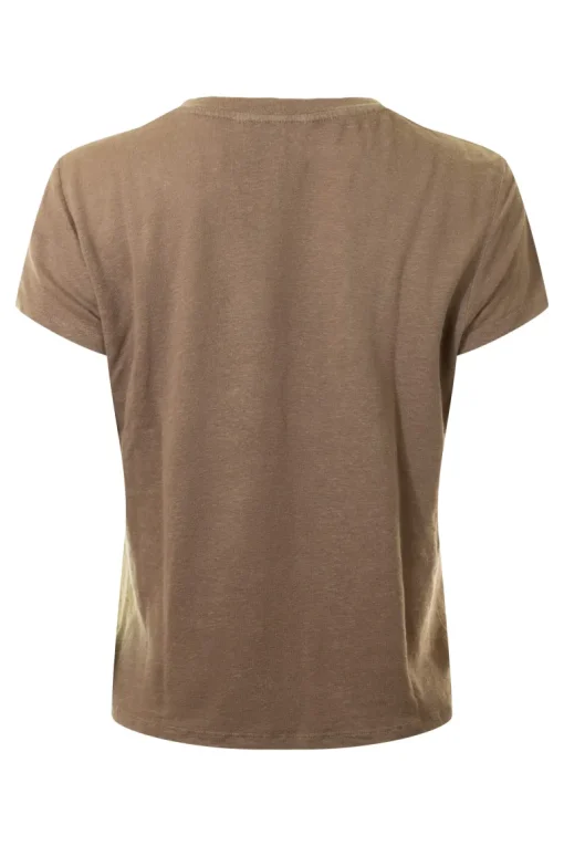 Velvet Casey Linen Short Sleeve Tee