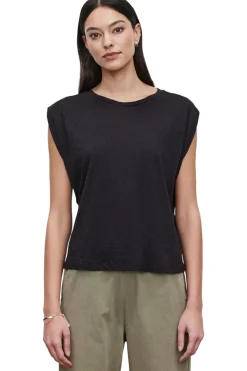 Velvet Cecile Cotton Slub Muscle Tee