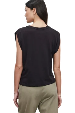 Velvet Cecile Cotton Slub Muscle Tee