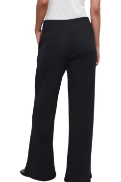 Velvet Colleen Ribbed Pants in Black