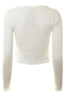 Velvet Drew Cardigan in White