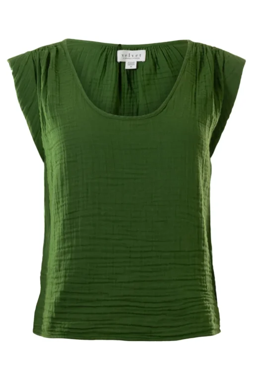 Velvet Jayla Cotton Gauze Tank Top