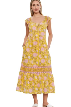 Velvet Jazlyn Sleeveless Dress in Sunburst