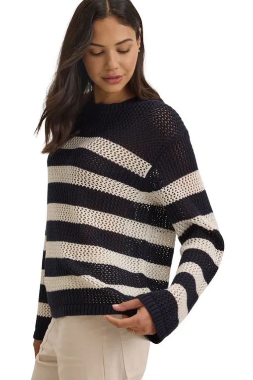 Velvet Kanan Sweater in Navy-Milk