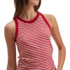 Velvet Lua Tank Top in Red