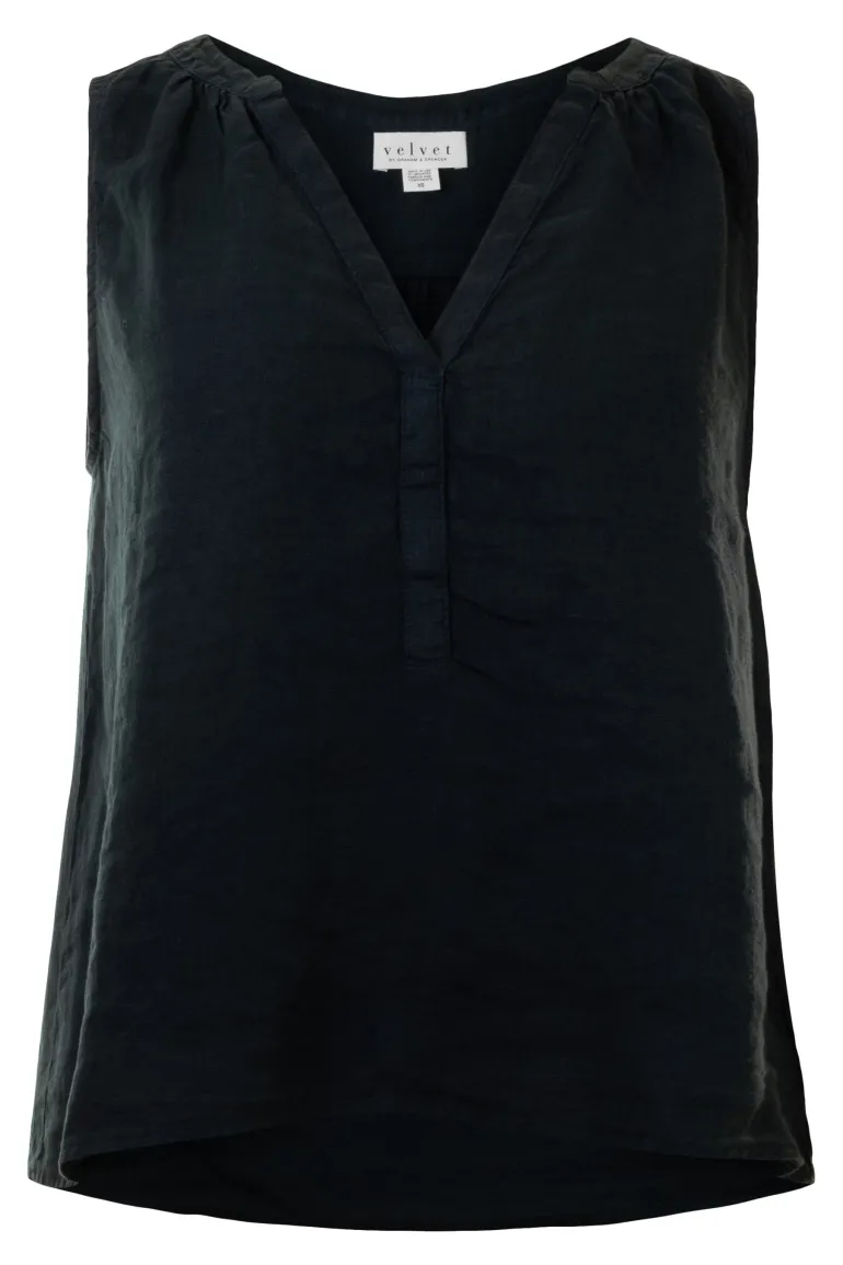 Velvet Tacy Linen Sleeveless Top