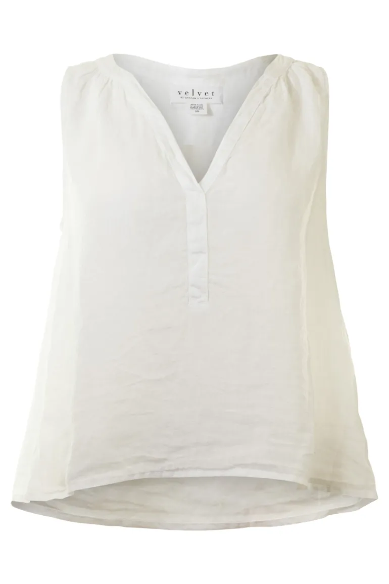 Velvet Tacy Linen Sleeveless Top