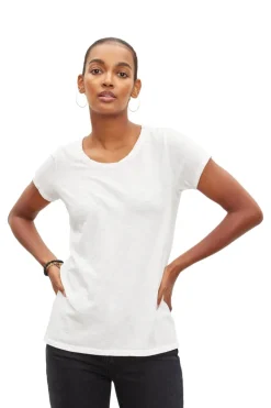 Velvet Tilly Cotton Slub Short Sleeve Crewneck T-shirt