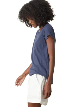 Velvet Tilly Cotton Slub Short Sleeve Crewneck T-shirt