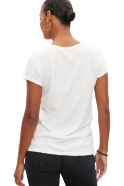 Velvet Tilly Cotton Slub Short Sleeve Crewneck T-shirt