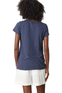 Velvet Tilly Cotton Slub Short Sleeve Crewneck T-shirt