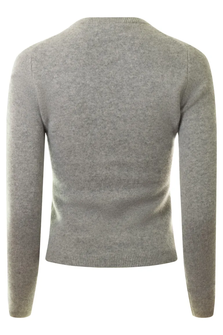 White & Warren Cashmere Slim Crewneck