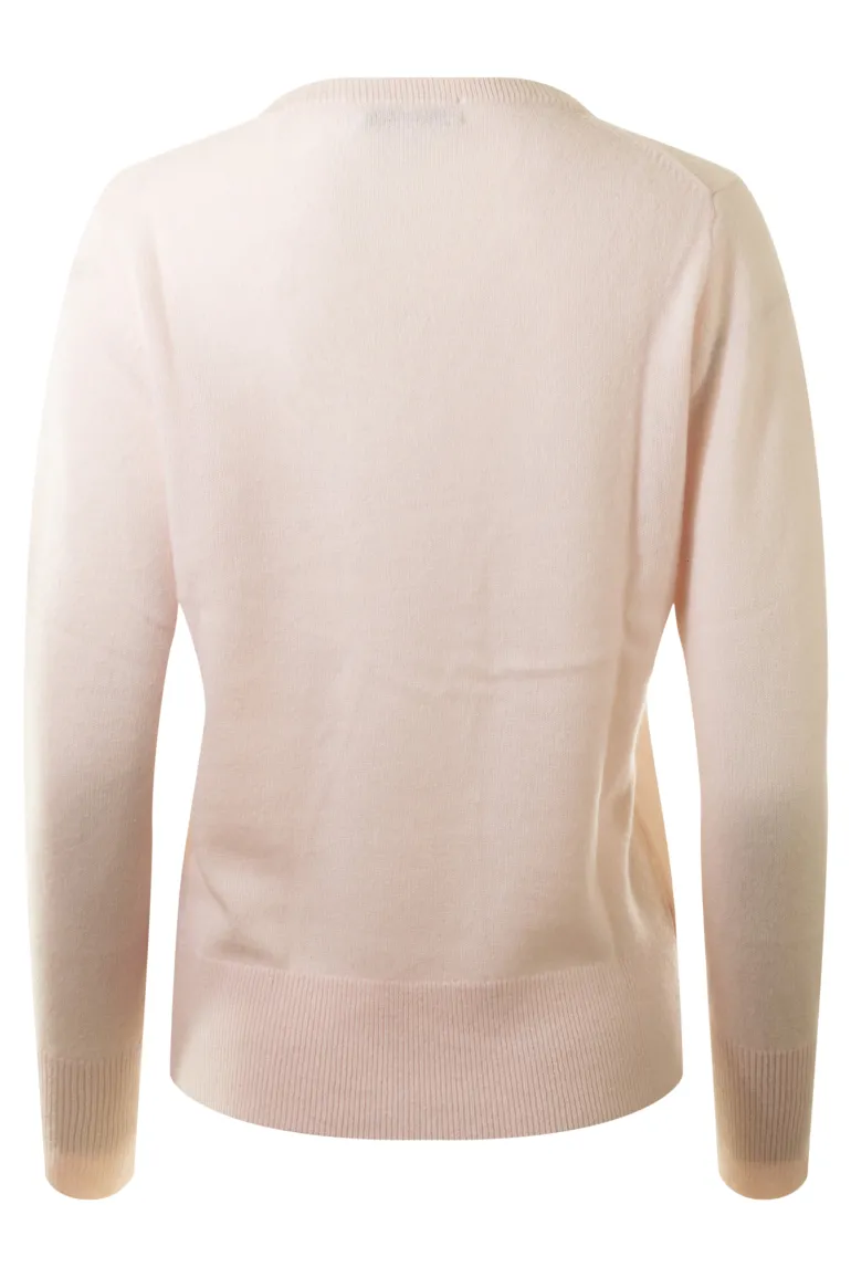 White & Warren Cashmere V-neck Sweater