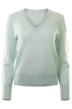 White & Warren Cashmere V-neck Sweater