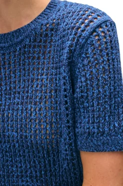 White & Warren Organic Cotton Mesh T-Shirt