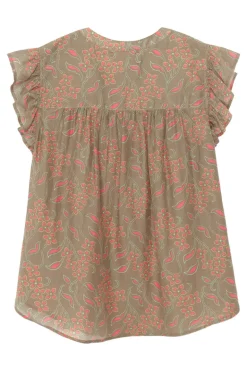 Xirena Bria Top in Olive Coral