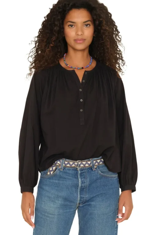 Xirena Hennessy Top in Black