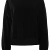 Xirena Huxley Velour Sweatshirt in Black