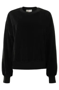 Xirena Huxley Velour Sweatshirt in Black