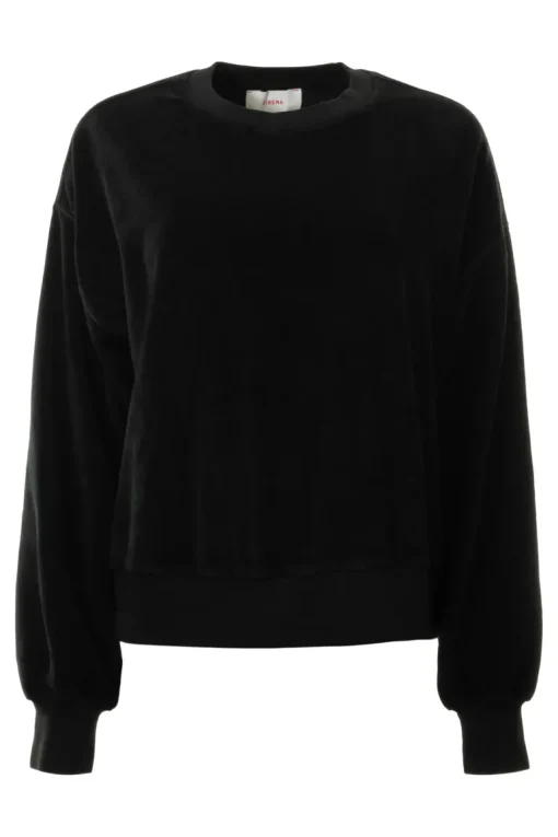 Xirena Huxley Velour Sweatshirt in Black